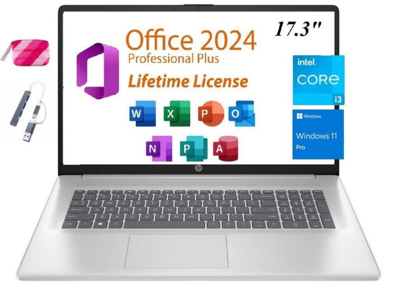 Laptop HP 2025 Premium 17.3" HD+ i3-305 16 GB 1 TB SSD