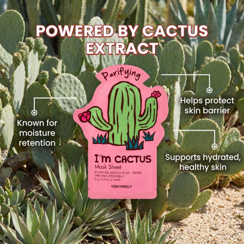 Mascarilla de hoja TONYMOLY I'm Cactus (Nopal)