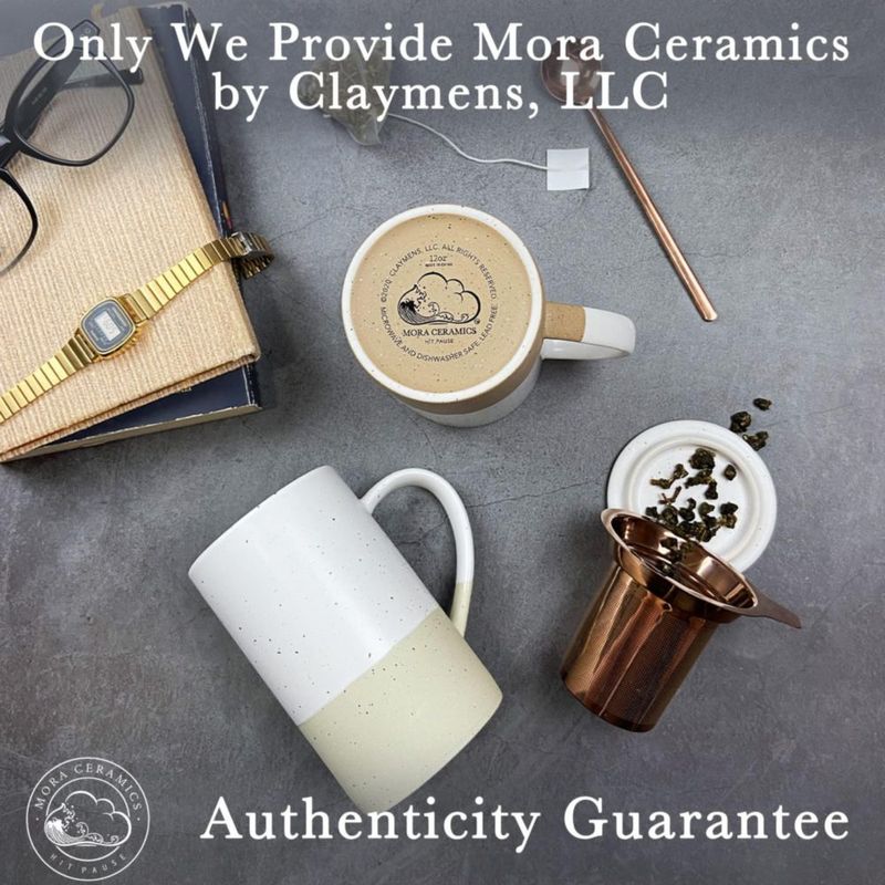 Taza de té MORA 355 ml con infusor y tapa