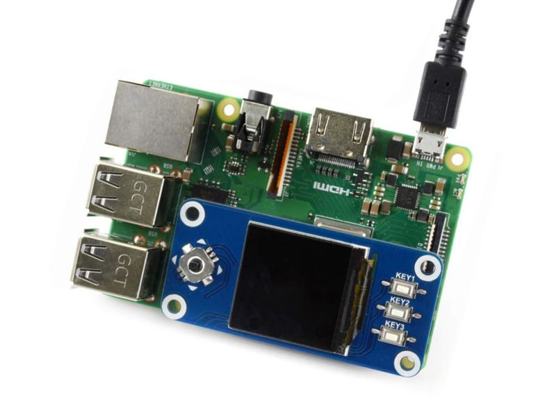 Pantalla LCD Waveshare 13" 240x240 SPI para Raspberry Pi