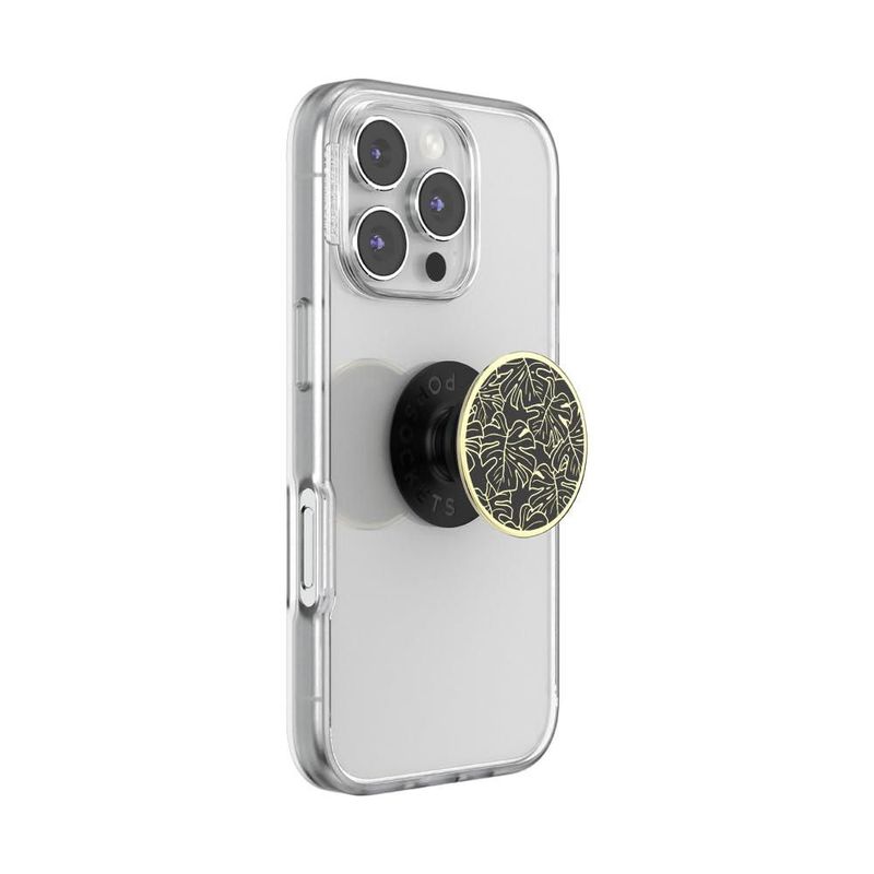 Agarre PopSockets para móvil – Monstera esmaltado