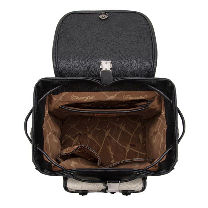 Mochila Montana West 36x13x30 cm Cuero de Vaca estilo Western
