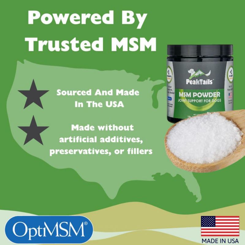 Polvo de MSM KALA HEALTH 454 g para perros (1 lb)