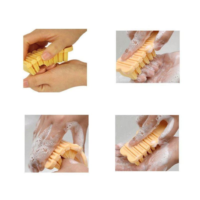 Cepillo de uñas JINCH 11 cm amarillo para niños