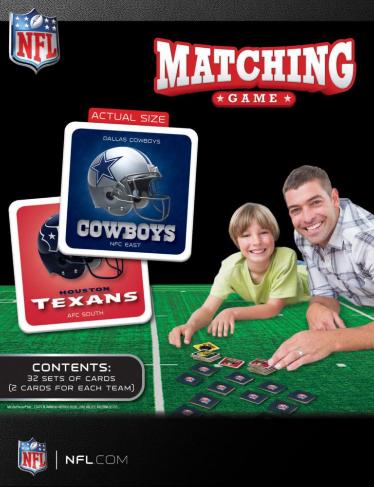 Juego de Memoria MasterPieces NFL 64 Cartas 3+