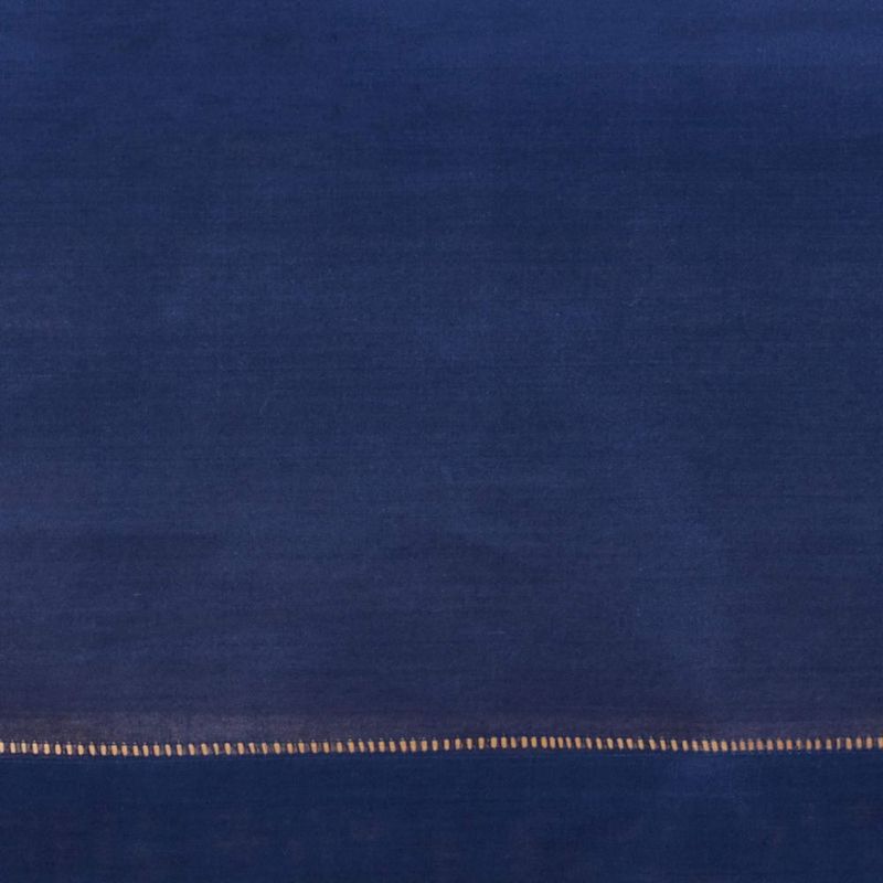 Mantel SARO LIFESTYLE 213 cm Azul Marino con Ribete de Punto de Hem