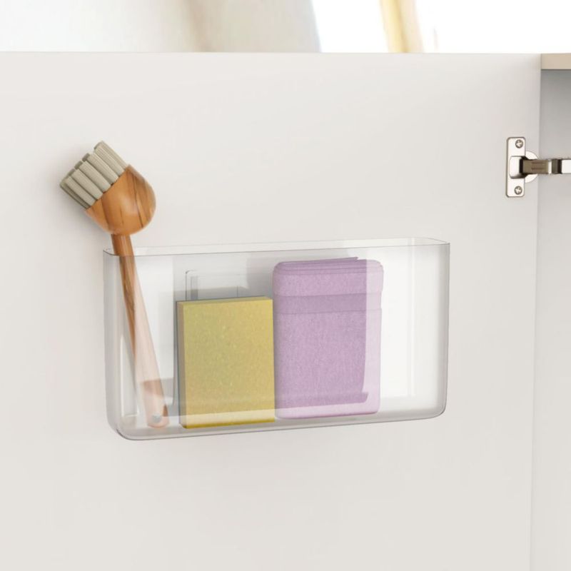 Caja organizadora NiHome 22 × 12 × 5 cm transparente - paquete de 2