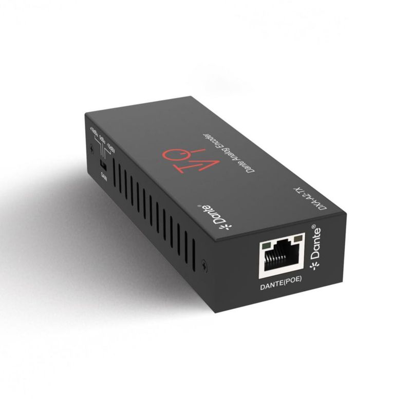 Codificador de audio OREI de 2 canales Dante/AES67