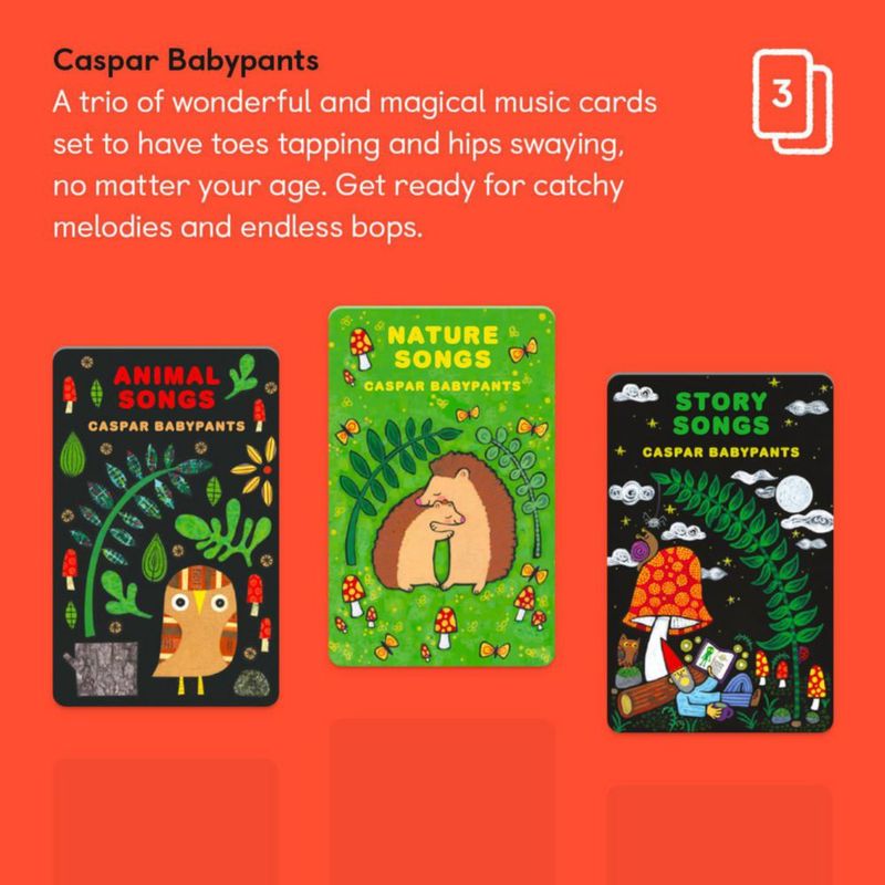 Paquete de 3 tarjetas de audio YOTO Caspar Babypants