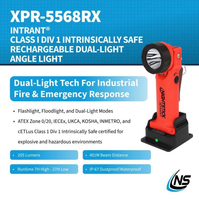 Linterna Nightstick XPR-5568RX Recargable CID1