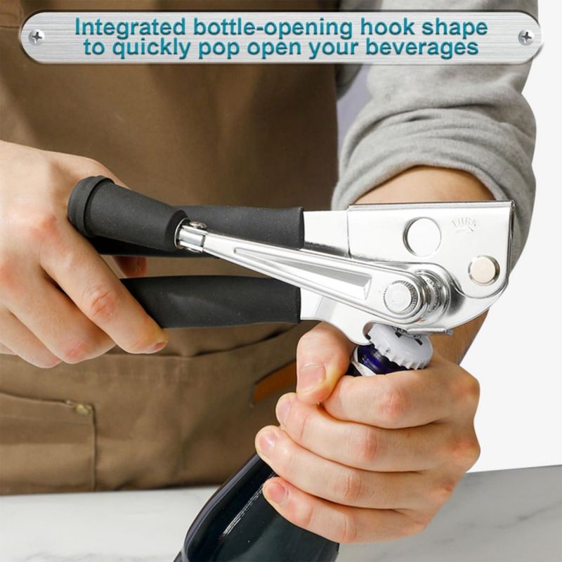 Abrelatas manual LEXICHER de borde liso plegable