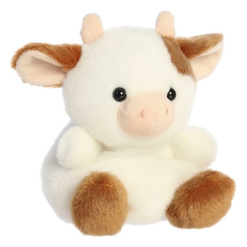 Peluche Aurora Palm Pals de 13 cm Vaca Marrón Caroline