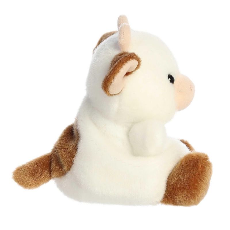 Peluche Aurora Palm Pals de 13 cm Vaca Marrón Caroline