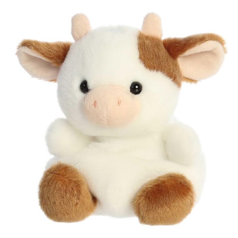 Peluche Aurora Palm Pals de 13 cm Vaca Marrón Caroline