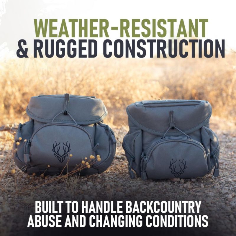 Mochila de Pecho con Arnés para Binoculares Boundless Performance MOLLE Gris