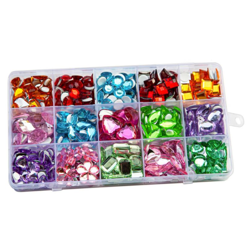 Piedras de strass DISSONA 10‑20 mm 500 piezas para manualidades