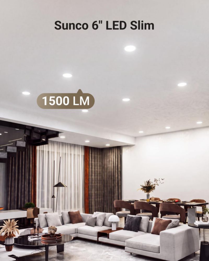 Luces empotradas LED Sunco Lighting 15 cm 14 W regulables