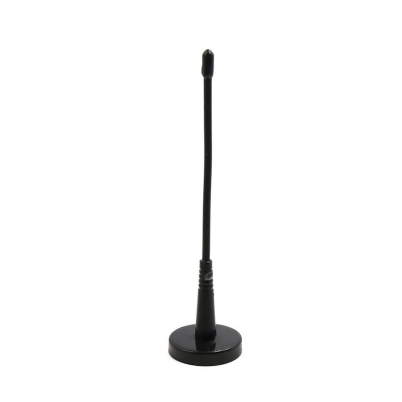 Antena uxcell de 16 cm magnética negra para techo de coche