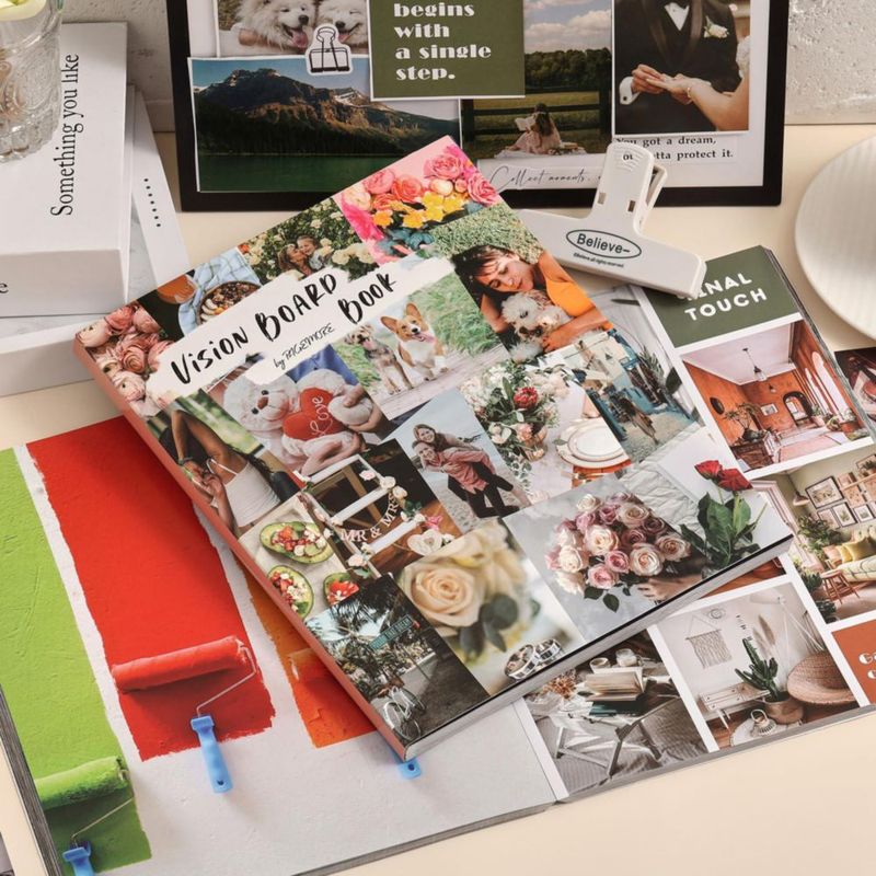 Libro de Tablero de Visión PAGEMORE con más de 1200 imágenes y citas