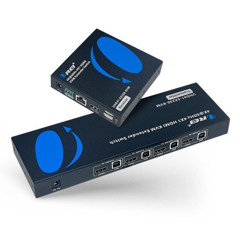 Extensor KVM OREI 4K HDMI sobre Ethernet 70 m 2 USB