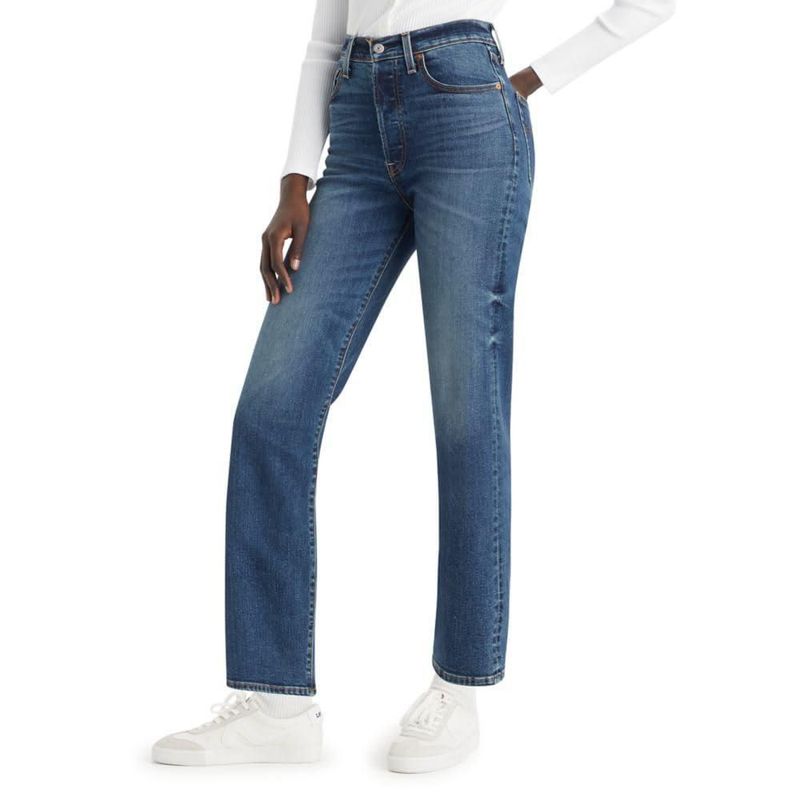 Jeans Levi's Ribcage Recto con Entrepierna de 69 cm