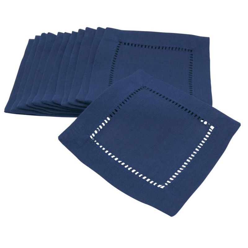 Servilleta de Tela SARO LIFESTYLE 15 cm Azul Marino – Pack de 12