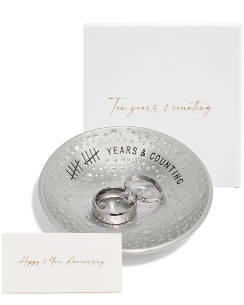 Bandeja para Anillos PureRejuva 10 cm de Aluminio – Regalo de Aniversario