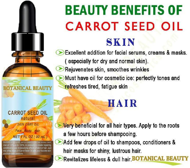 Aceite Portador Botanical Beauty 10 ml de Semilla de Zanahoria Natural