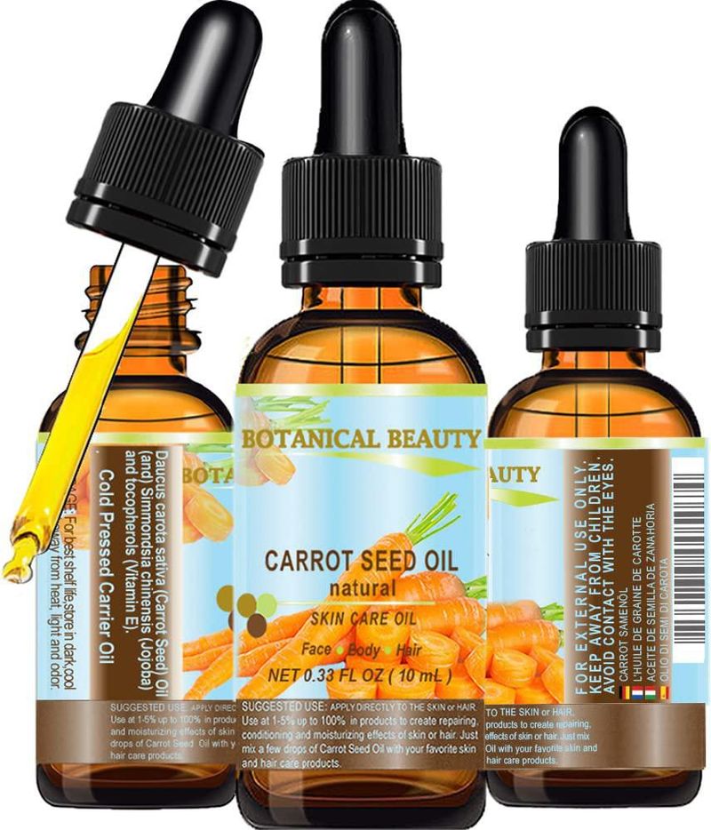 Aceite Portador Botanical Beauty 10 ml de Semilla de Zanahoria Natural