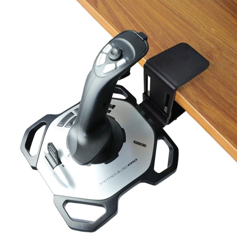 Soporte de escritorio para joystick WELLMETE compatible con Logitech G Extreme 3D PRO
