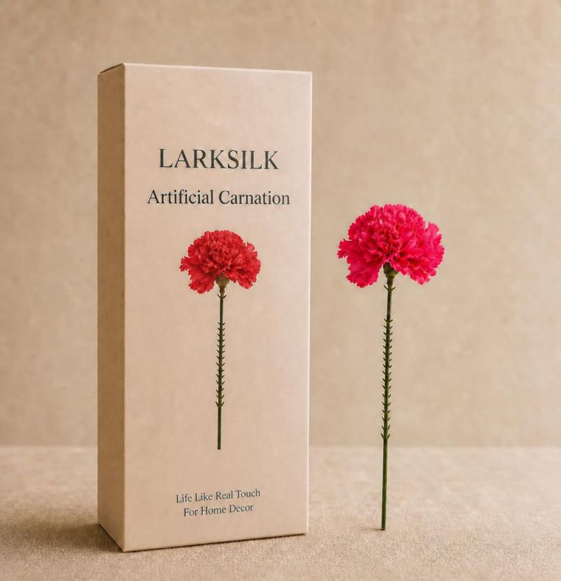Claveles artificial Larksilk 89 cm Fucsia Pack de 500