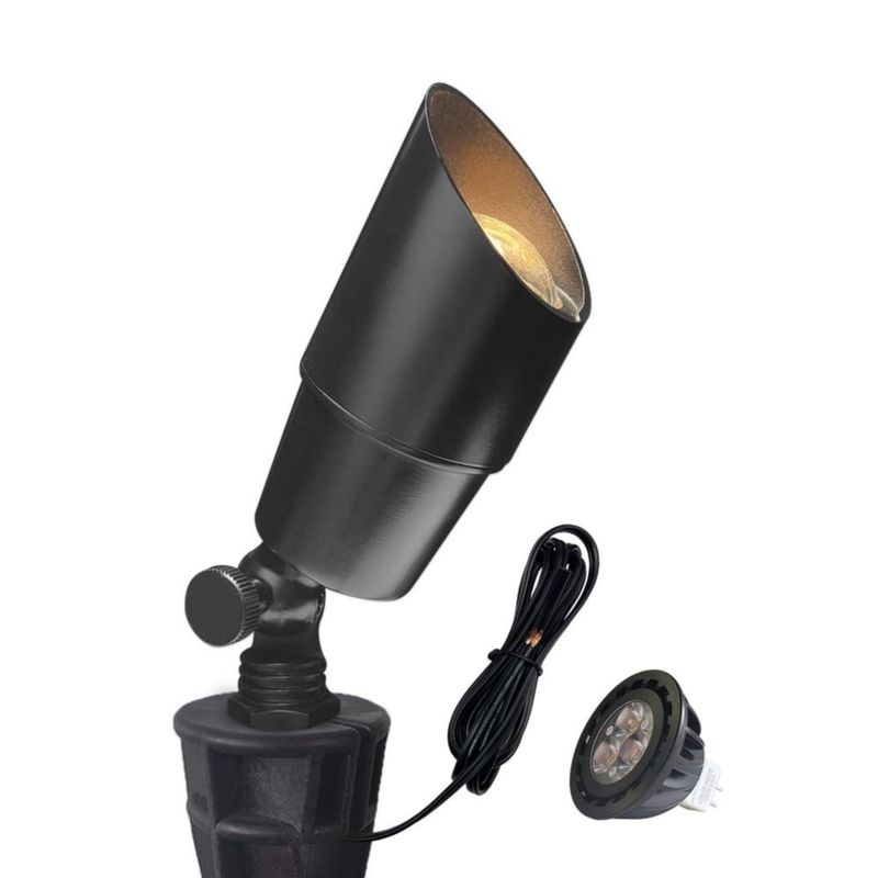 Foco LED COLOER 5 W Negro (1 unidad 13 cm)