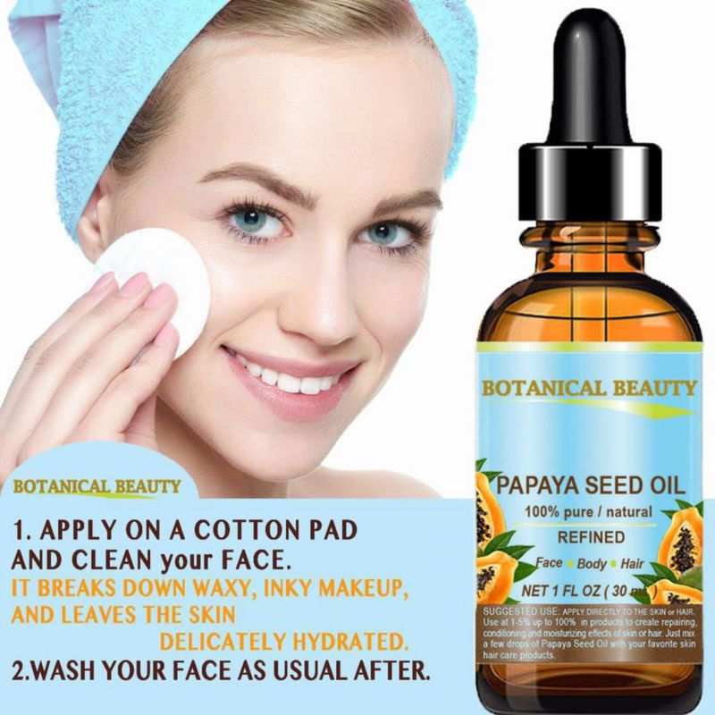 Aceite de semilla de papaya Botanical Beauty 15 ml puro y natural