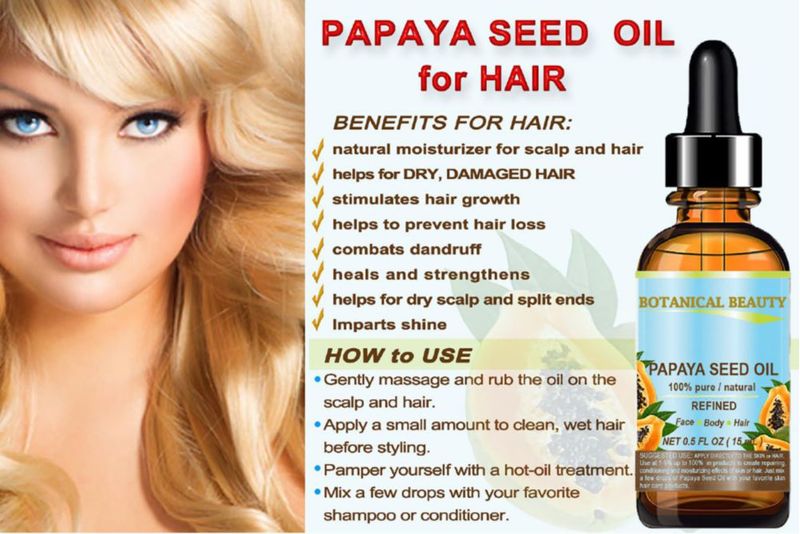 Aceite de semilla de papaya Botanical Beauty 15 ml puro y natural