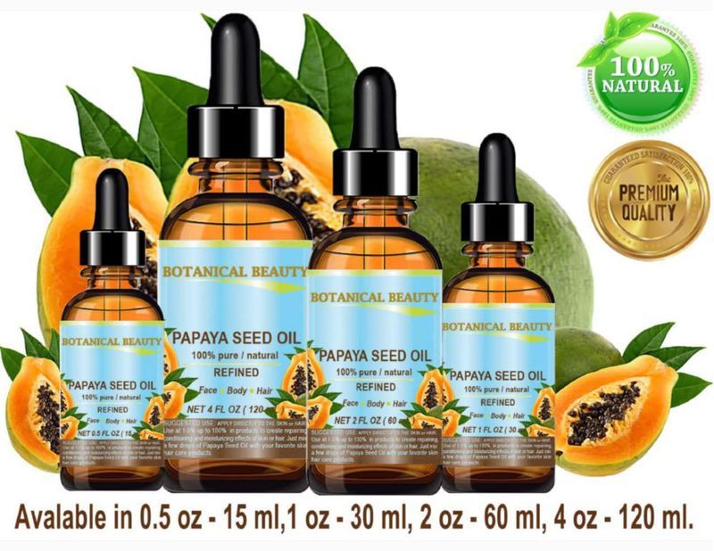 Aceite de semilla de papaya Botanical Beauty 15 ml puro y natural