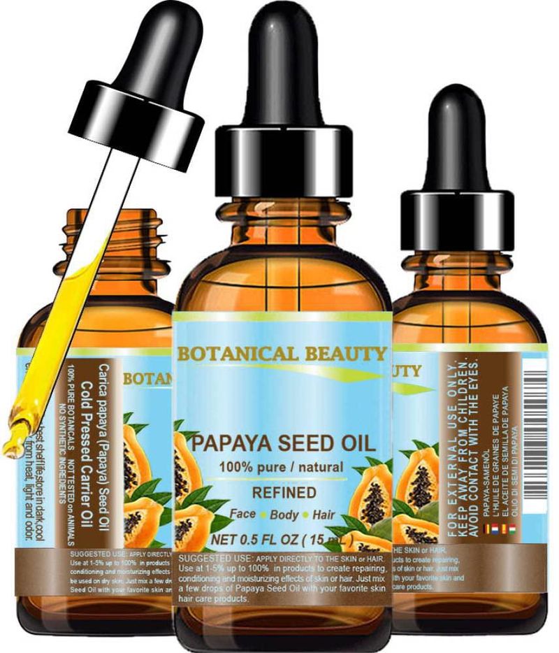 Aceite de semilla de papaya Botanical Beauty 15 ml puro y natural