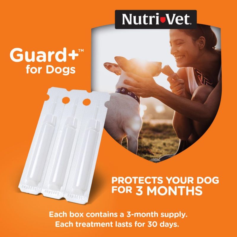 Tratamiento antipulgas Nutri-Vet 3 dosis para perros de 23‑10 kg