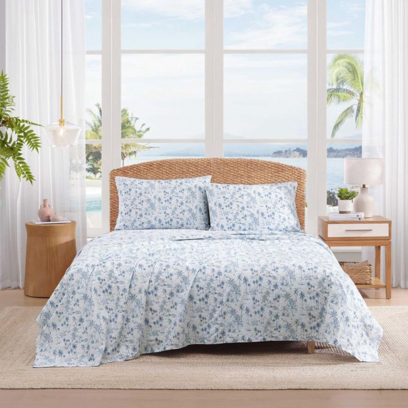 Juego de sábanas Tommy Bahama Queen 264 cm × 91 cm × 2 × 30 cm