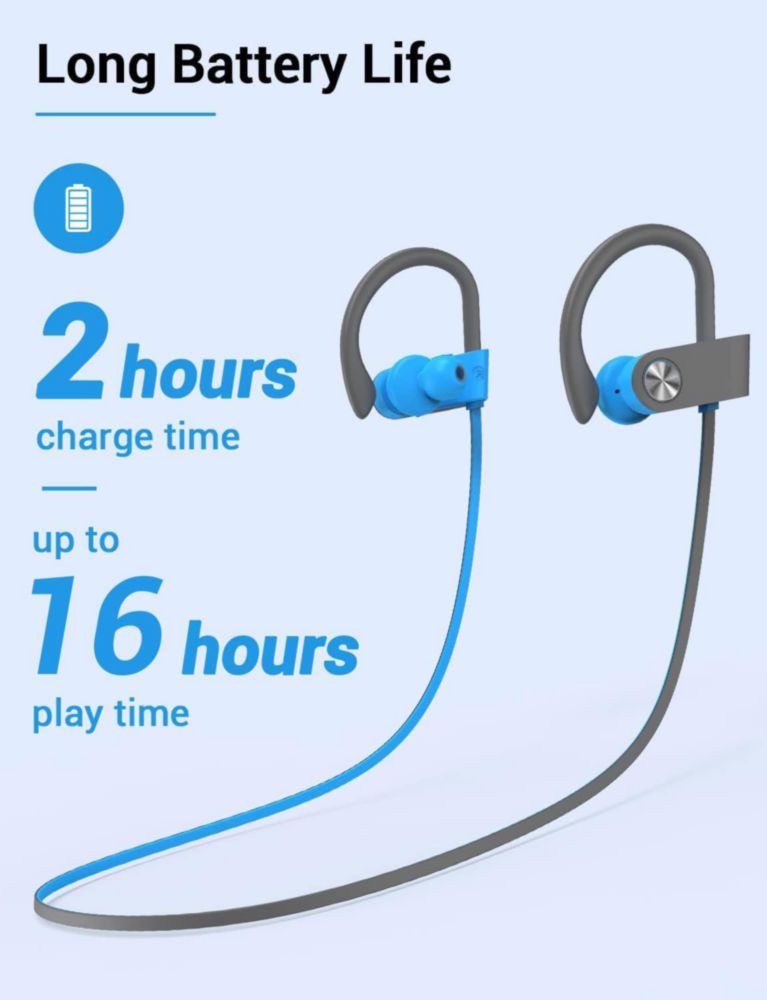 Auriculares Stiive Bluetooth 5.3 IPX7 impermeables