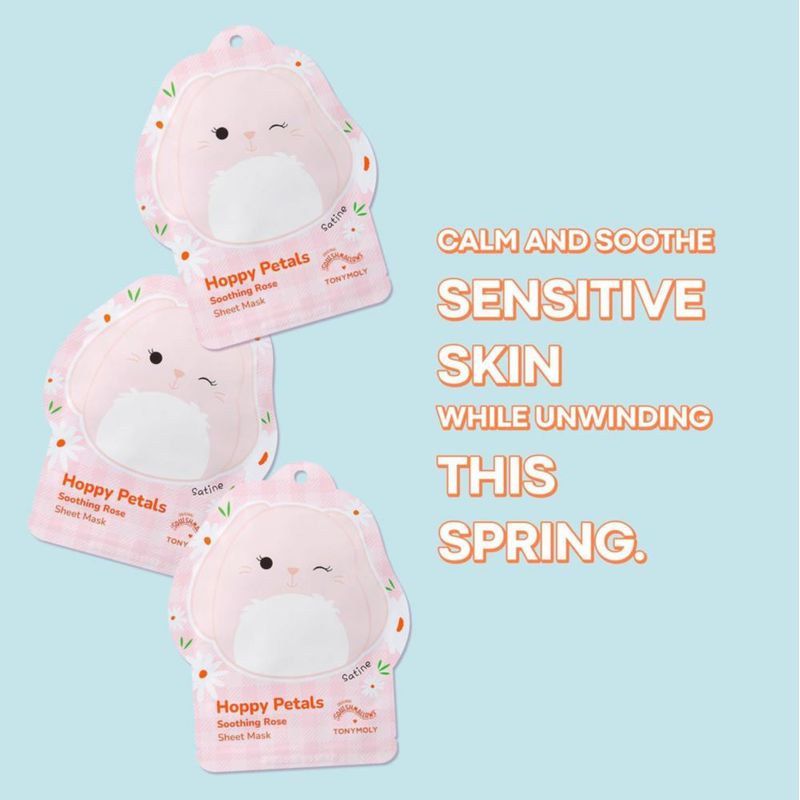 Set de 6 mascarillas de hoja TONYMOLY x Squishmallows