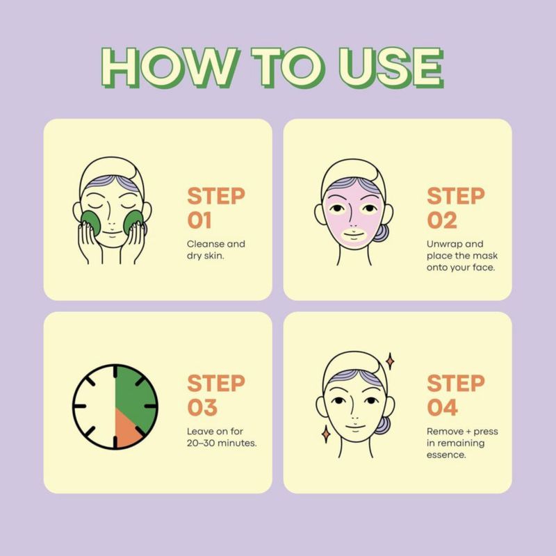 Set de 6 mascarillas de hoja TONYMOLY x Squishmallows