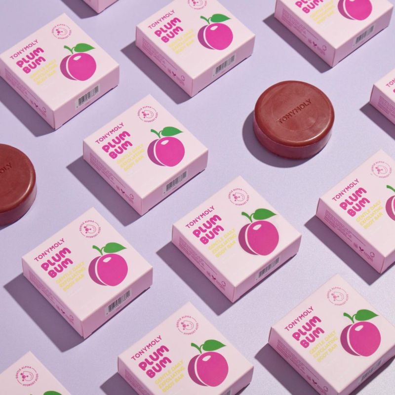 Barra de Jabón TONYMOLY Plum Bum AHA Piel Suave