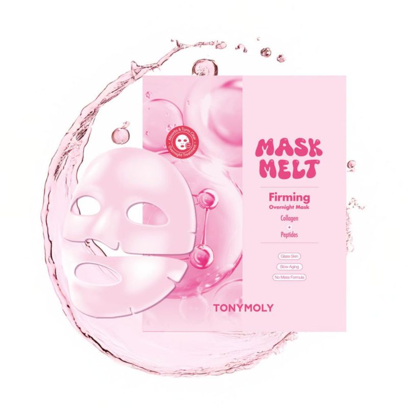 Mascarilla TONYMOLY Melt Firming de Colágeno y Péptidos en Hidrogel