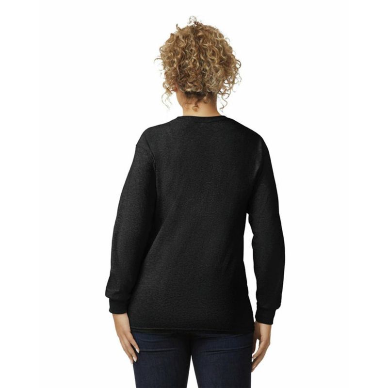 Camiseta de manga larga Gildan G2400 negra pack de 10 talla grande