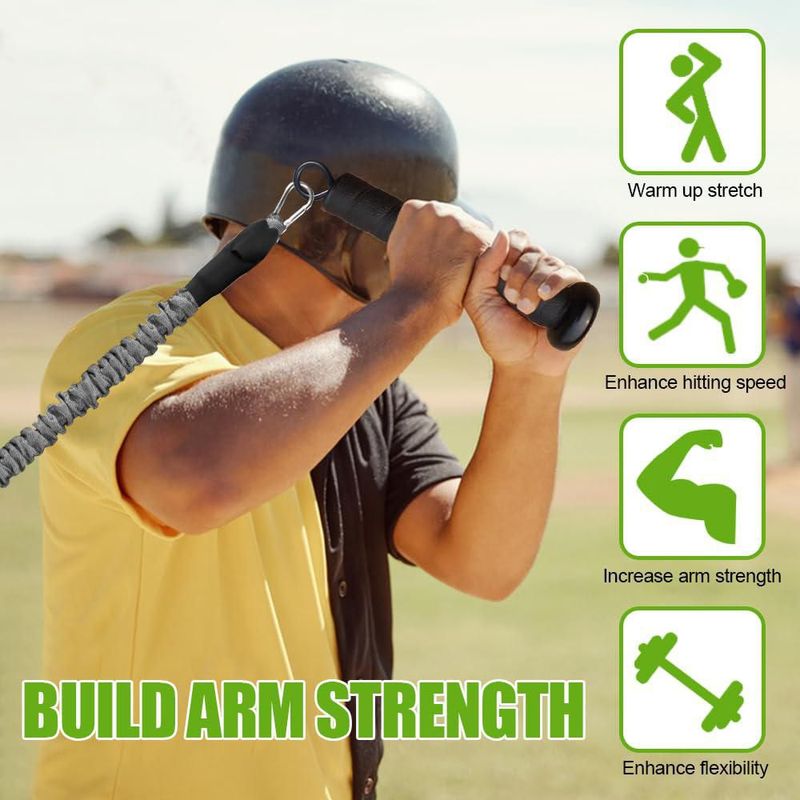Entrenador de Béisbol Davllin - Set de Bandas de Resistencia de 120 cm
