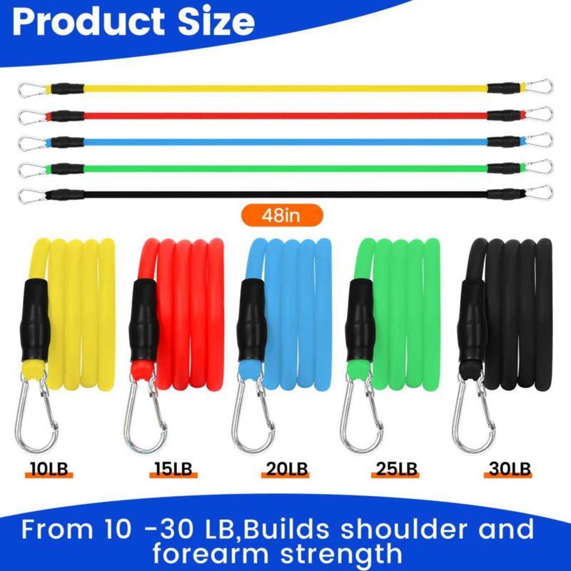 Entrenador de Béisbol Davllin - Set de Bandas de Resistencia de 120 cm