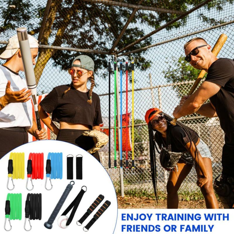 Entrenador de Béisbol Davllin - Set de Bandas de Resistencia de 120 cm