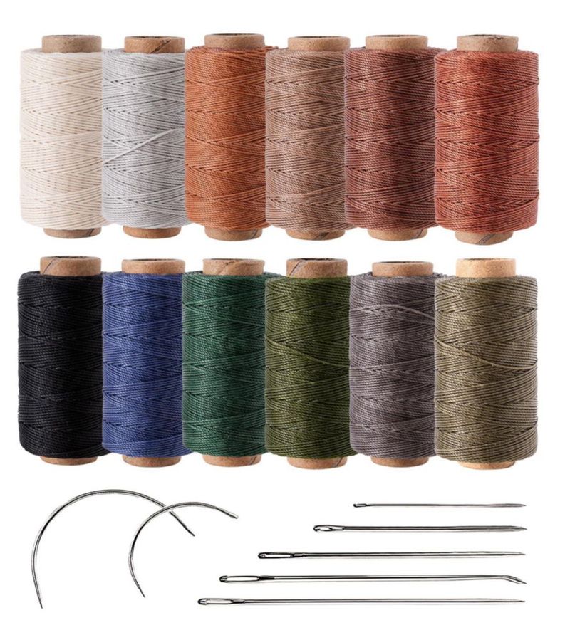 Hilo encerado KIVISIN 055 mm 70 m – Set de 12 colores
