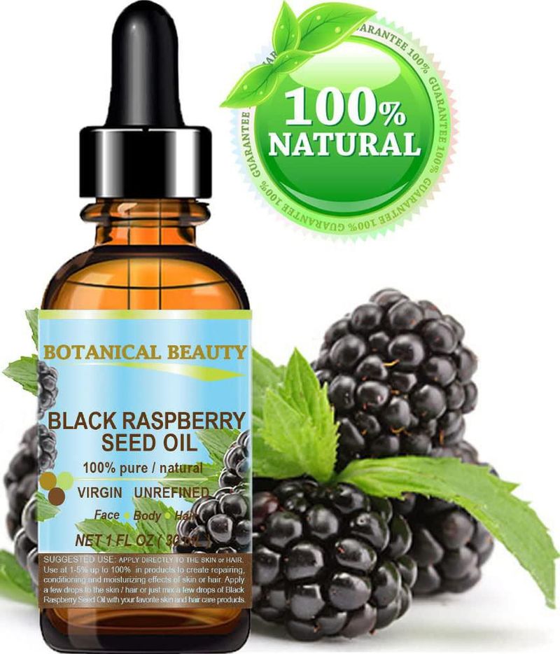 Aceite de Semilla de Frambuesa Negra 30 ml 100 % Puro – Botanical Beauty