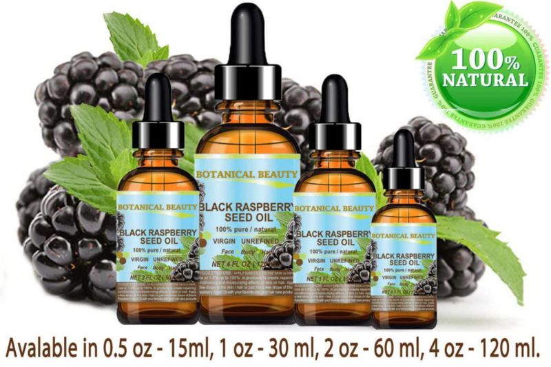 Aceite de Semilla de Frambuesa Negra 30 ml 100 % Puro – Botanical Beauty